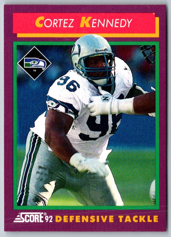 1992 Score Cortez Kennedy #131