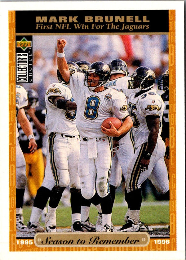 1996 Collector's Choice Season to Remember Blow-ups Mark Brunell #60