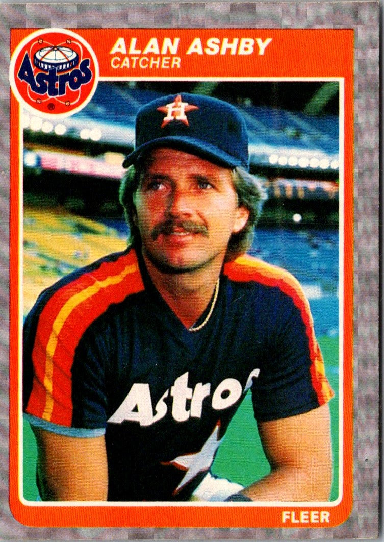 1985 Fleer Alan Ashby