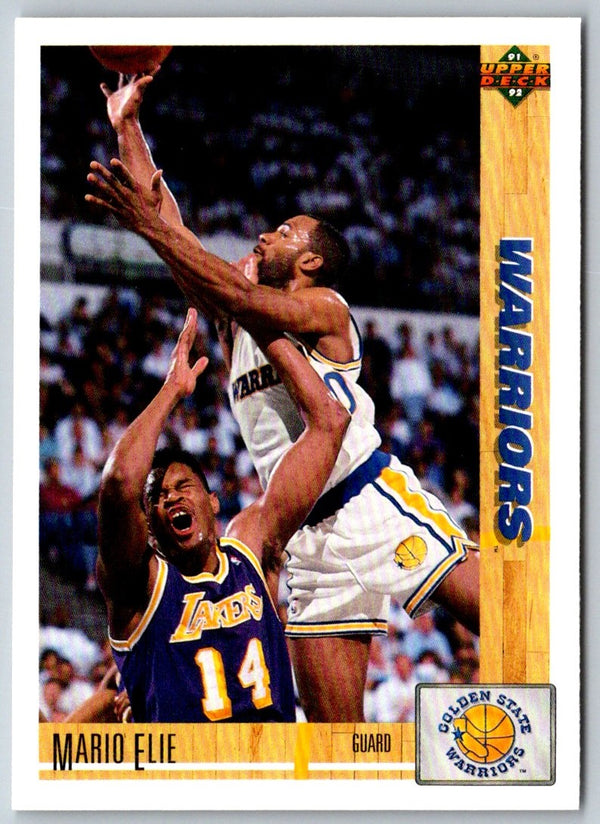 1991 Upper Deck Mario Elie #396 Rookie