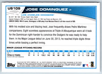 2013 Topps Update Jose Dominguez #US109 Rookie