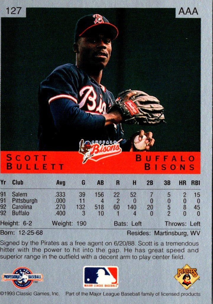 1993 Classic Best Scott Bullett