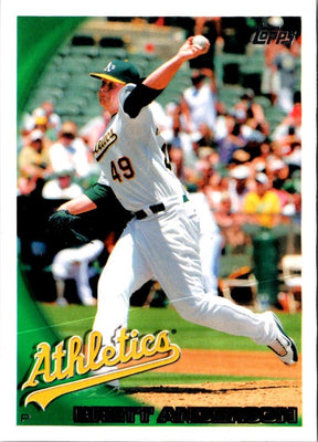2010 Topps Brett Anderson #121