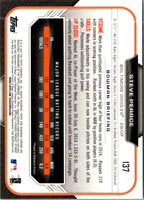 2015 Bowman Chrome Steve Pearce #137