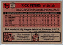 1981 Topps Rick Peters