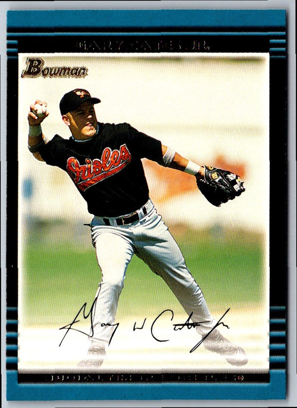 2002 Bowman Gary Cates Jr. #386 Rookie