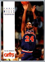 1993 SkyBox Chris Mills #212 Rookie