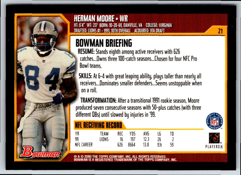 2000 Bowman Herman Moore