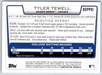 2012 Bowman Tyler Tewell #BDPP93