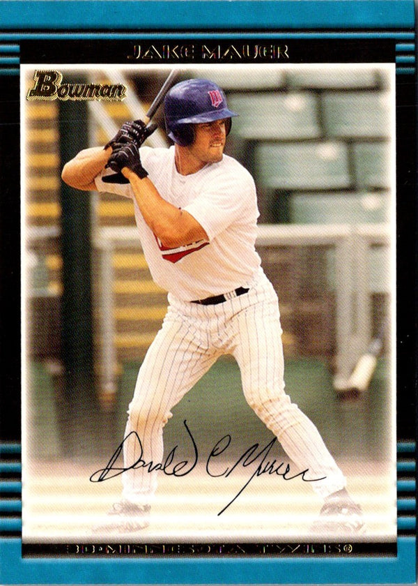 2002 Bowman Jake Mauer #388 Rookie