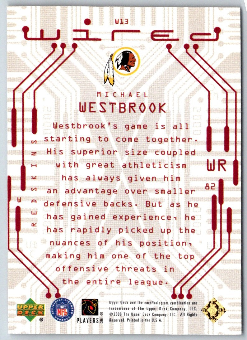 2000 Upper Deck Wired Michael Westbrook