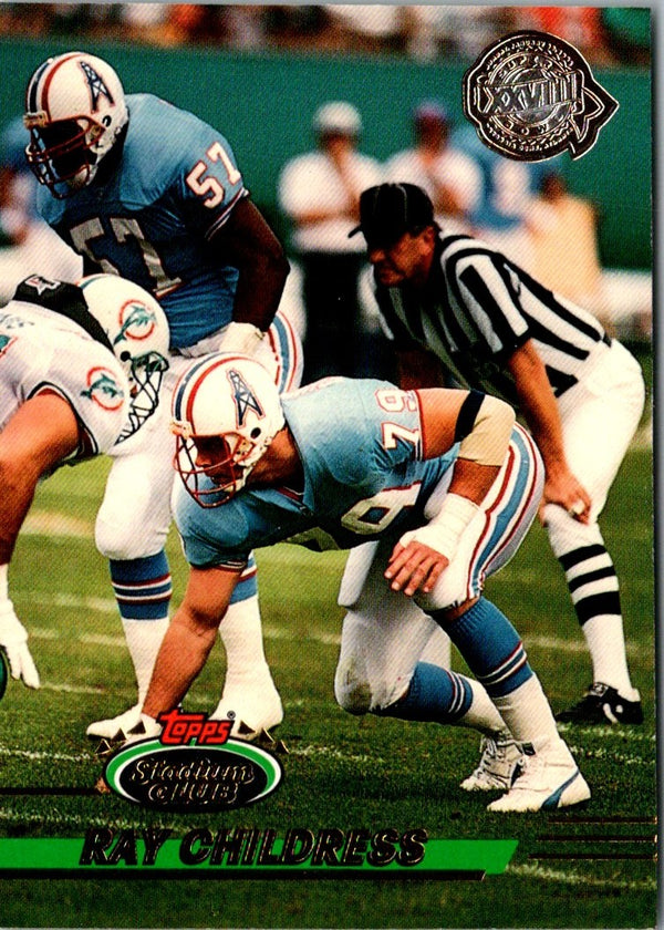 1993 Stadium Club Super Teams Bowl Ray Childress #192