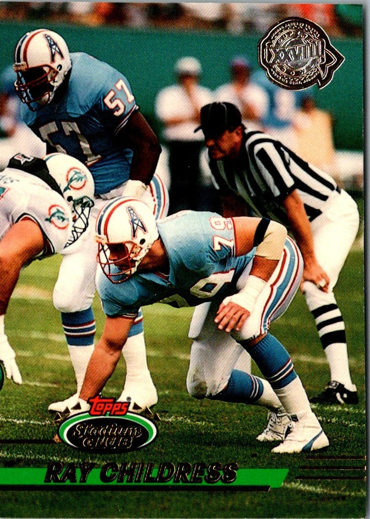 1993 Stadium Club Super Teams Bowl Ray Childress