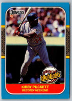 1987 Donruss Kirby Puckett #30