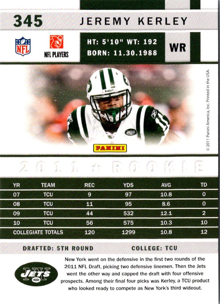 2011 Score Jeremy Kerley