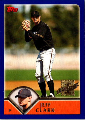 2003 Topps Jeff Clark #315 Rookie