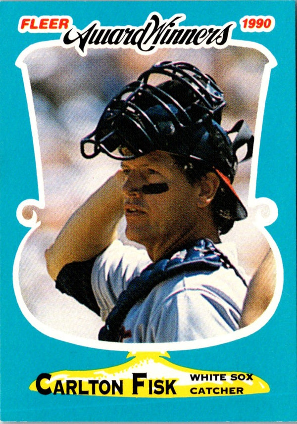 1990 Fleer Award Winners Carlton Fisk #13