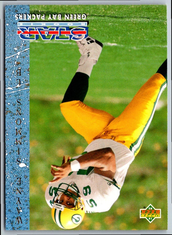 1993 Upper Deck Wayne Simmons #13 Rookie