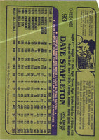 1982 O-Pee-Chee Dave Stapleton #93