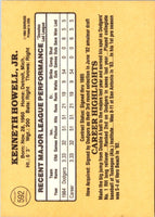 1985 Donruss Ken Howell #592 Rookie