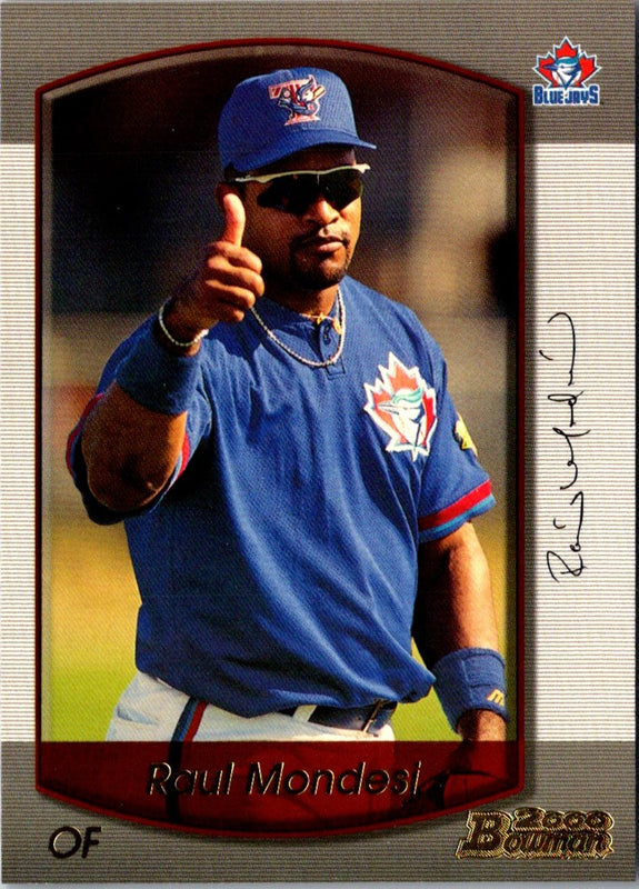 2000 Bowman Raul Mondesi #70