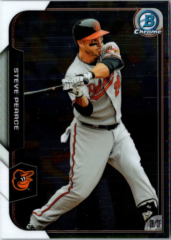 2015 Bowman Chrome Steve Pearce #137