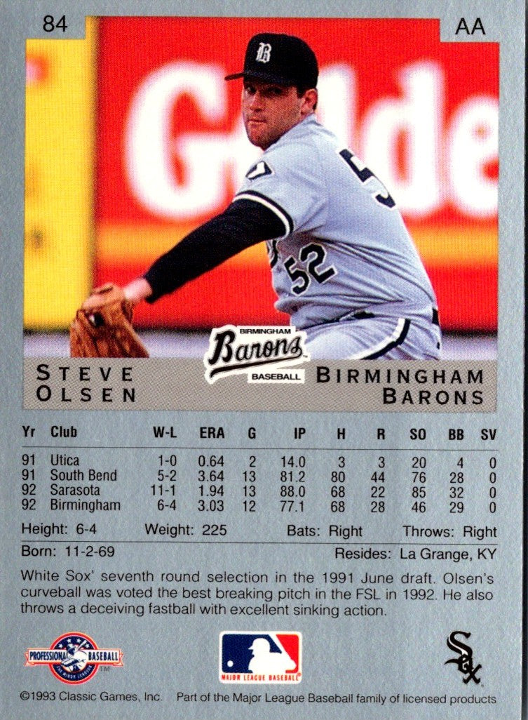 1993 Classic Best Steve Olsen