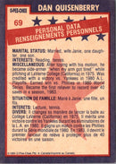 1984 O-Pee-Chee Dan Quisenberry