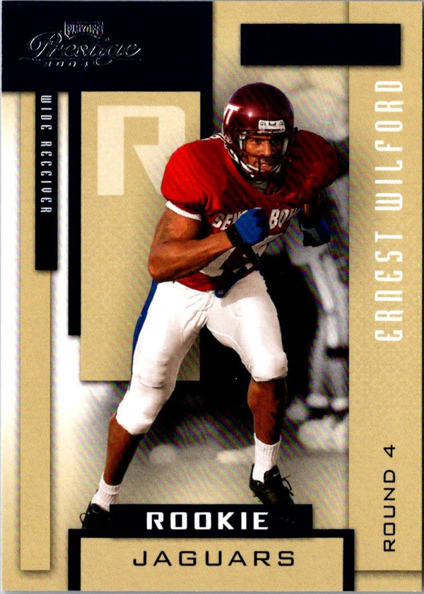 2004 Playoff Prestige Ernest Wilford #205 Rookie