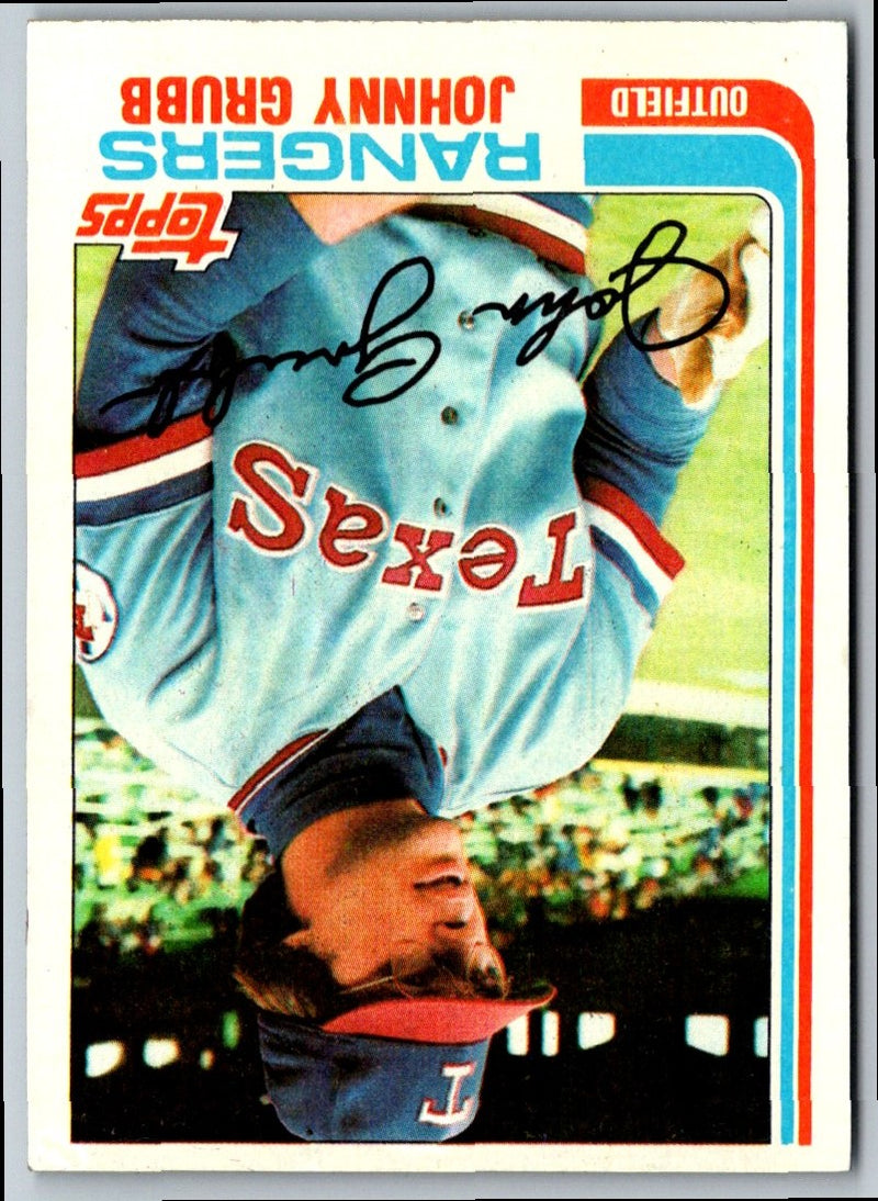 1982 Topps Johnny Grubb