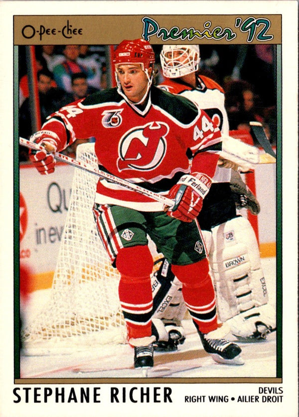 1991 O-Pee-Chee Premier Stephane Richer #113