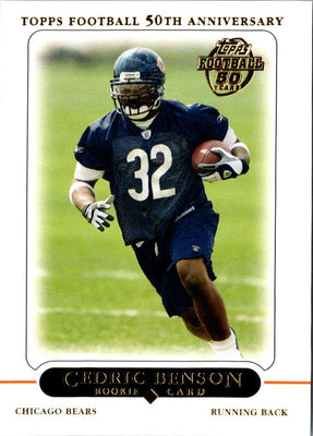 2005 Topps 50th Anniversary Rookies Cedric Benson #408