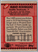 1990 Topps Ruben Rodriguez