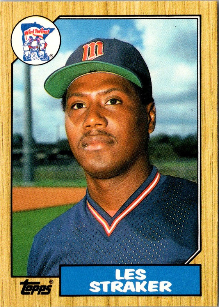 1987 Topps Traded Les Straker