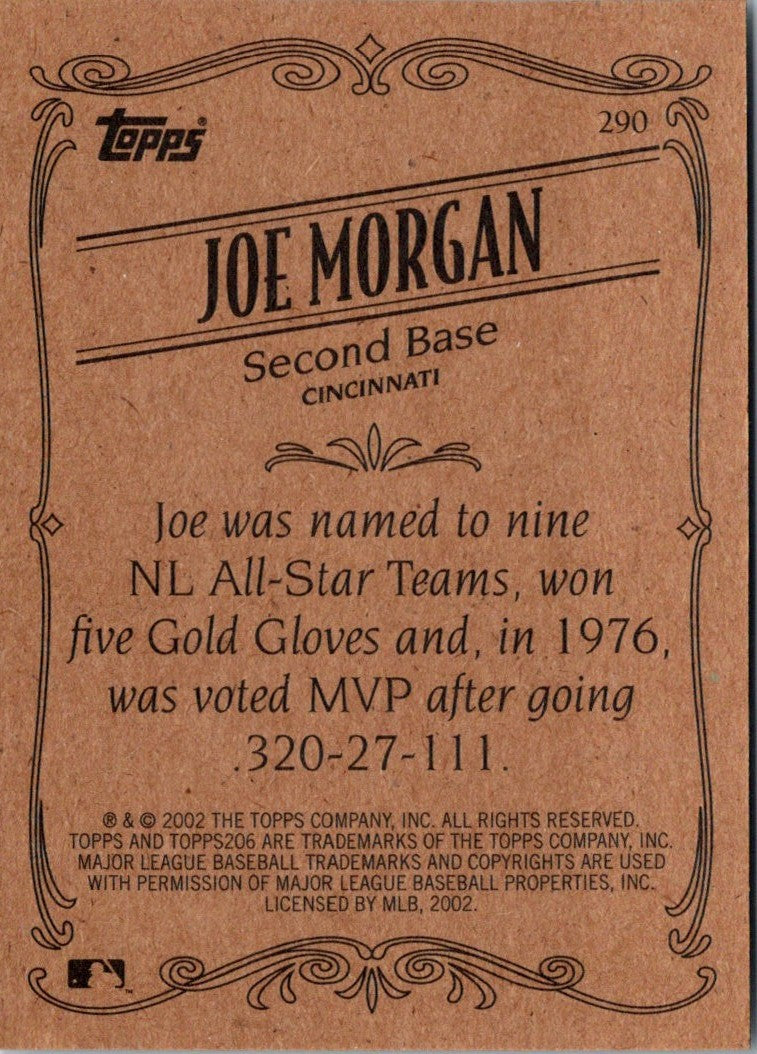 2002 Topps 206 Joe Morgan