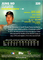 2016 Stadium Club Jung Ho Kang #220