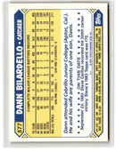 1987 Topps Tiffany Dann Bilardello