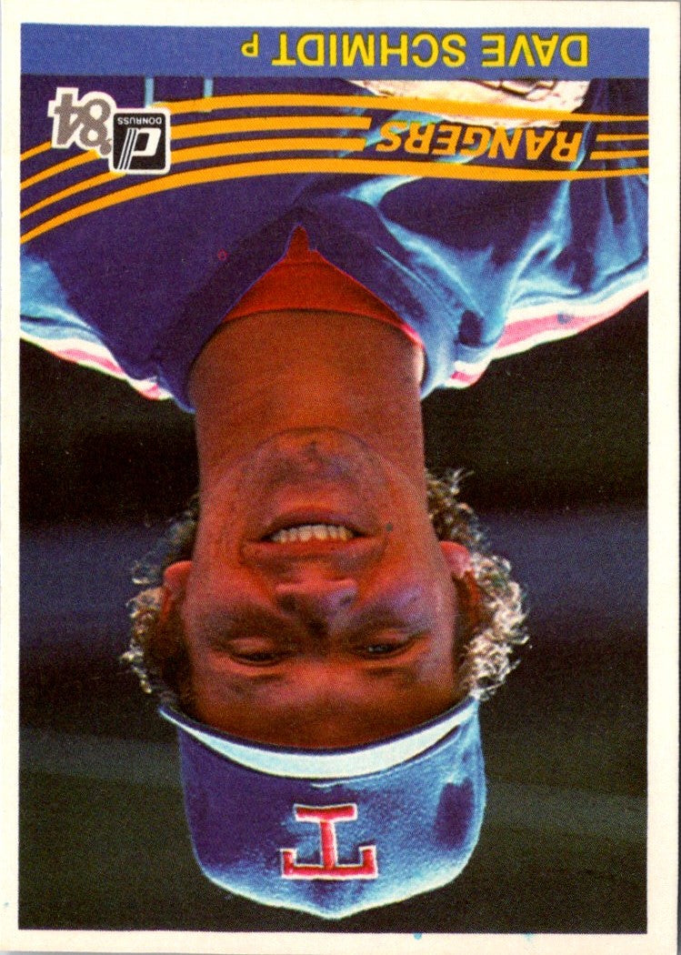 1984 Donruss Dave Schmidt