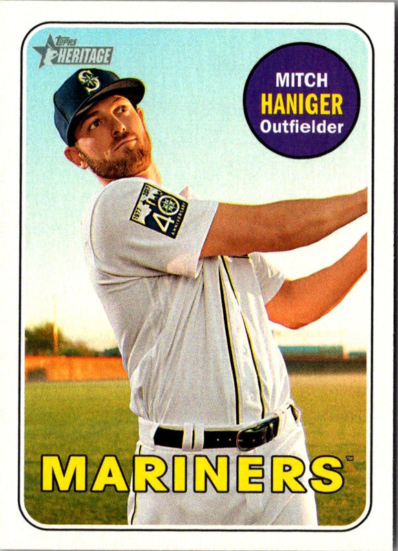 2018 Topps Heritage Mitch Haniger #21