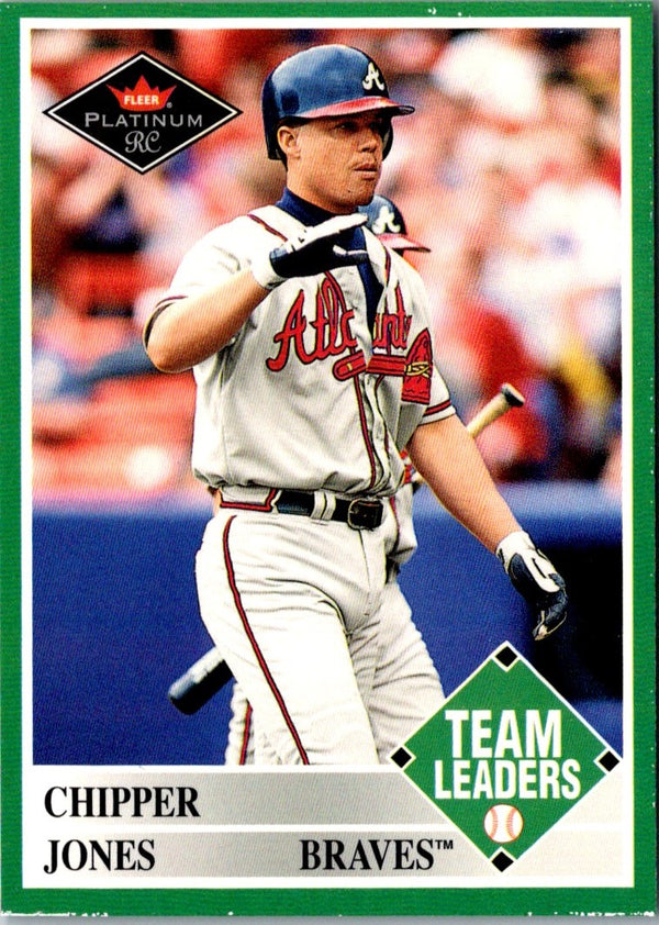 2001 Fleer Platinum Chipper Jones #459