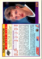 1991 Score American Tomas Sandstrom #270
