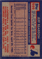 1984 Topps Jeff Reardon #595