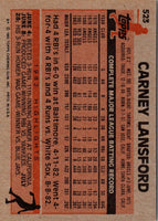 1983 Topps Carney Lansford #523