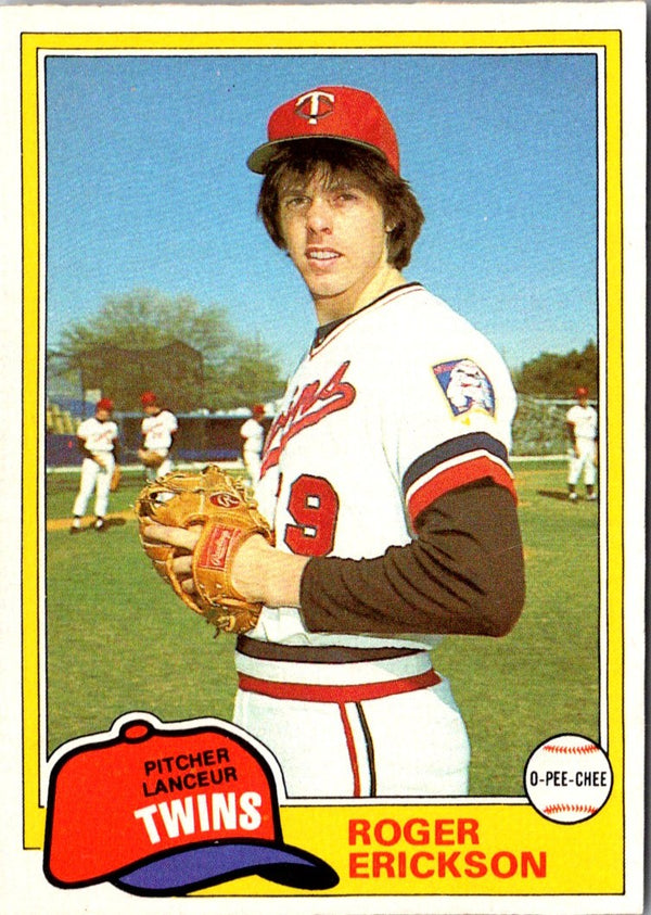 1981 O-Pee-Chee Roger Erickson #80