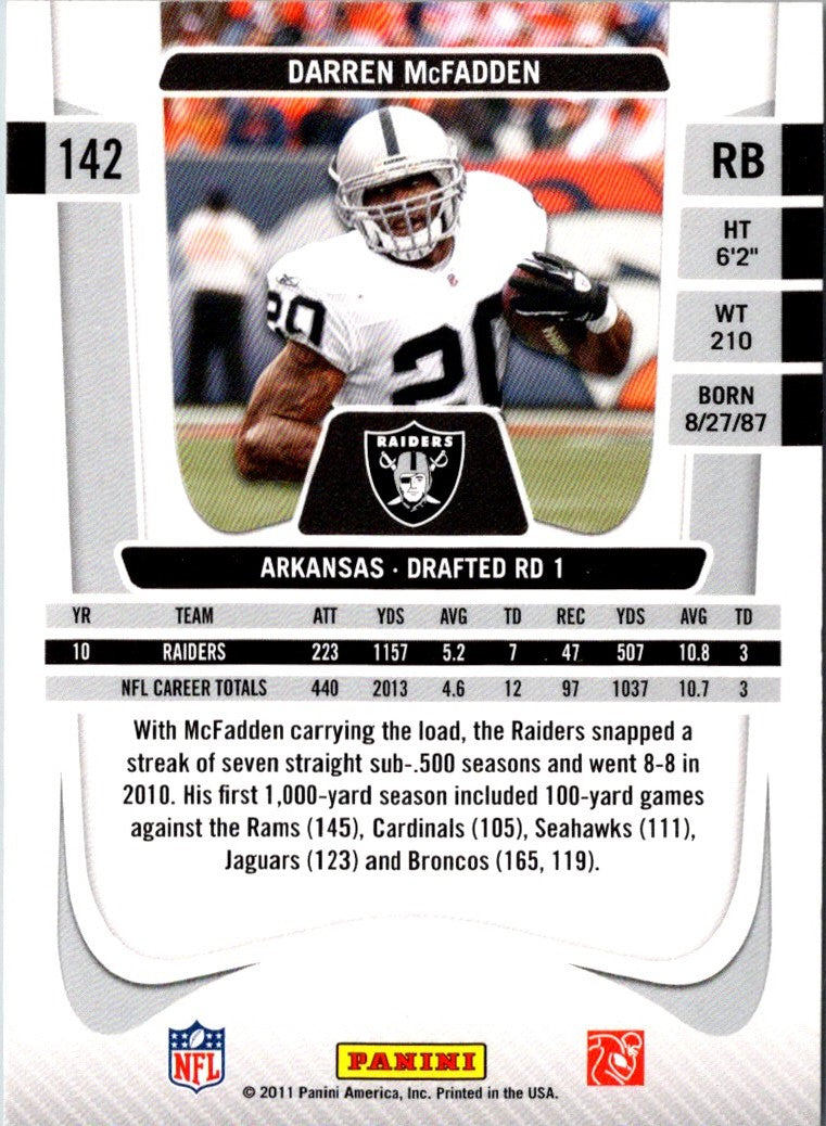 2011 Panini Prestige Darren McFadden