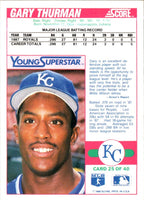 1988 Score Young Superstars II Gary Thurman #25