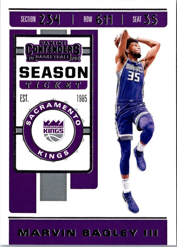 2019 Panini Contenders Marvin Bagley III #77