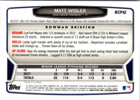 2013 Bowman Chrome Prospects Matt Wisler #BCP42
