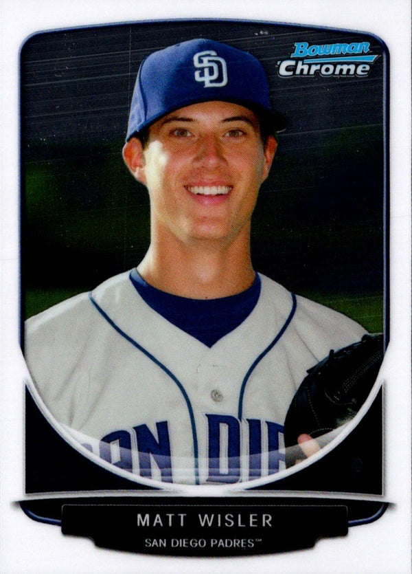 2013 Bowman Chrome Prospects Matt Wisler #BCP42