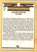 1985 Leaf Alvin Davis